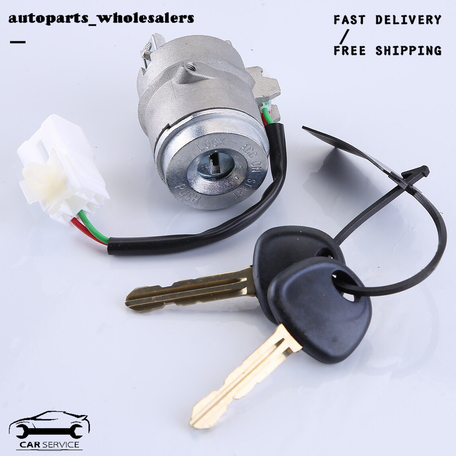 Fits 2006 - 2011 for Hyundai Accent 16L Ignition Lock Cylinder and 2 Keys 81920-1EA00 New - v