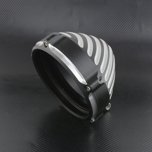 5.75'' Headlight Chrome Cover Mount Configuration Motorcycle Fit for Harley Q