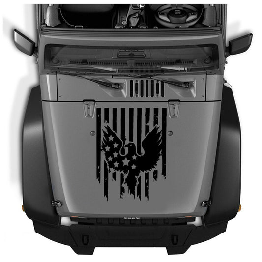 Self Adhesive Racing Hood Stripes Sticker Vinyl Waterproof Decal Exterior Parts