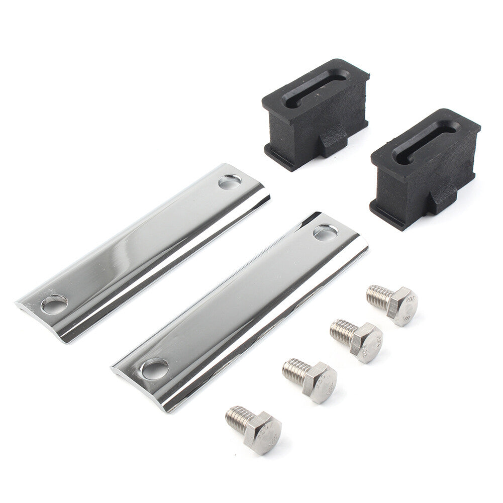 Muffler Hanger Bracket Kit for Harley-Davidson Street Road Glide 1985-22 Chrome