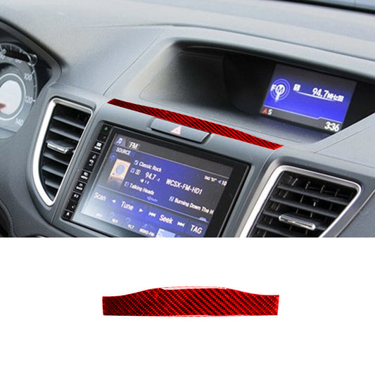 Red Carbon Fiber Dashboard Air Vent Trim For Land for Range Rover Sport 2014-2017 v