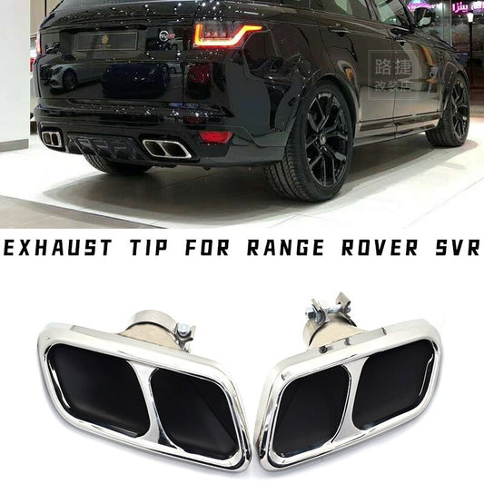 Car Stainless Steel Exhaust Pipe Muffler for Range Rover SVR 2018-2020 Tips Q