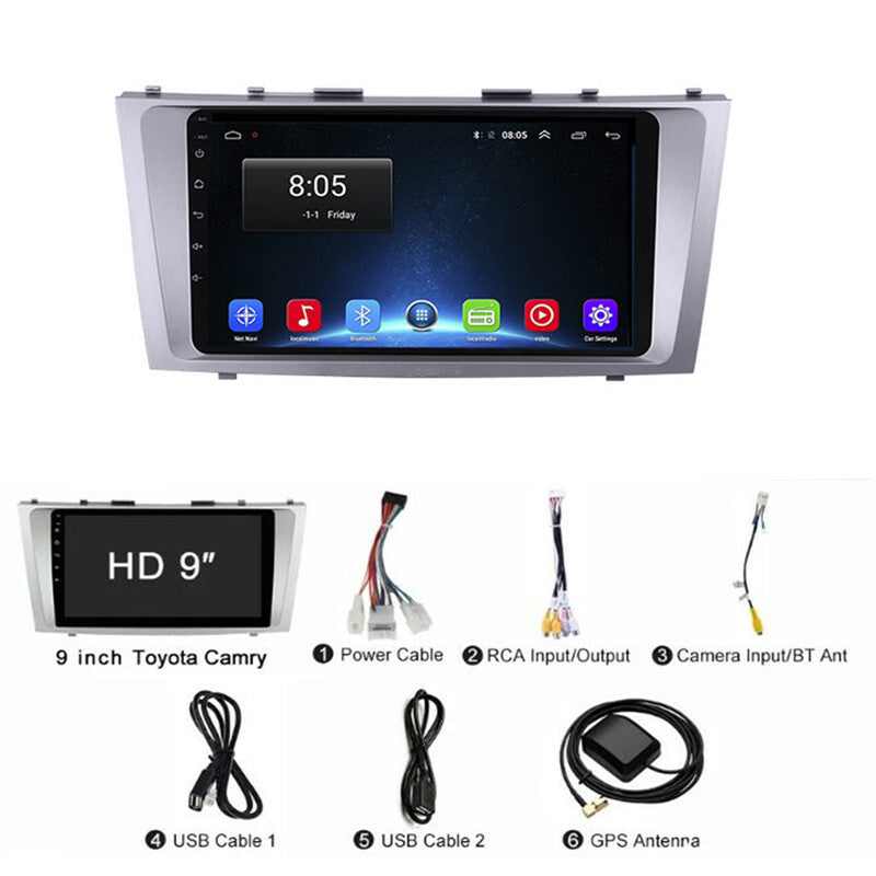 Android Car Radio Multimedia Video Player Navigation Bluetooth for Camry 07-11