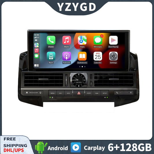 Car Radio CarPlay for Toyota for Land Cruiser LC200 2016-2021 Stereo Receiver Screen