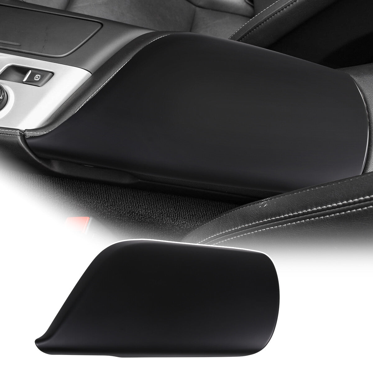 Carbon fiber ABS front and rear badge decoration ring suitable for Subaru Forester 2013-2018- v