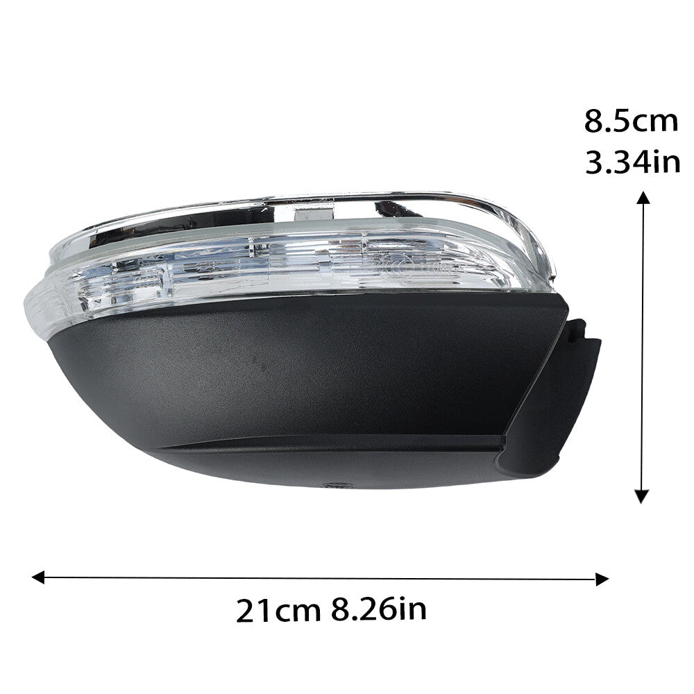 F¨¹r for VW for Passat B7 2009-2015 Aussenspiegel R¨¹ckspiegel Geh?use Rechts Schwarz