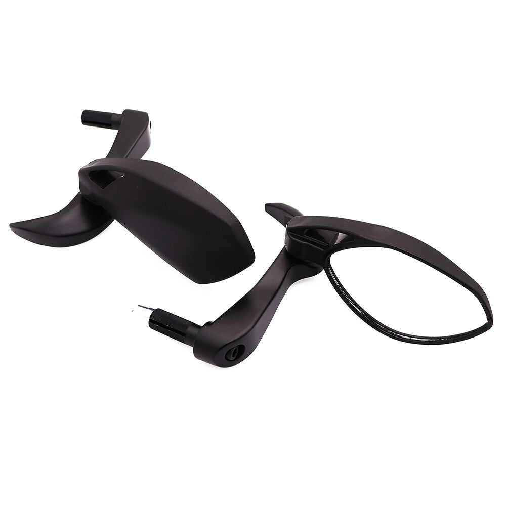 7/8 22mm Black Horns Handguard Lever Folding Anti-fall Bar Rearview Side Mirror Q