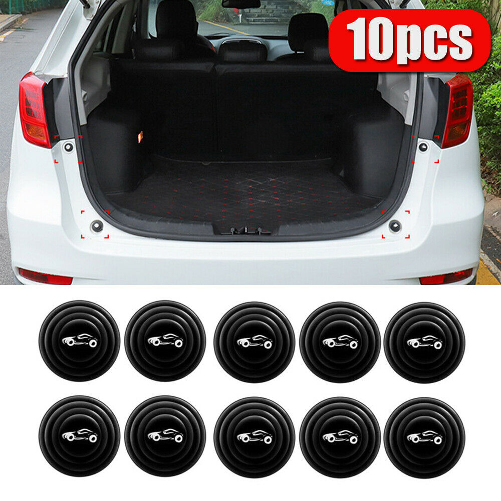 Car Door Anti-Shock Silicone Pad Shock Absorbing Gasket Black Car Accessories Q