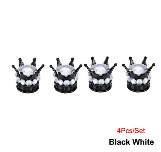 4-piece car tire valve cover rod air dust cover dustproof Neo chrome alloy bomb for Mazda and for Kia