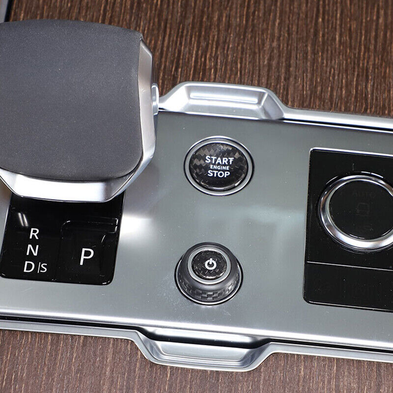 Carbon Fiber One-Button Start Switch Cover Trim for Range Rover Sport 2023-2024 n