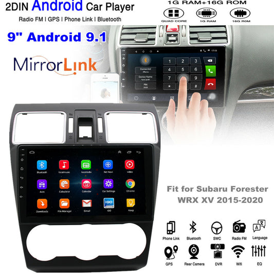 9-inch Android 9.1 Car GPS Navigation Radio WiFi Player for Subaru Forester WRX XV n