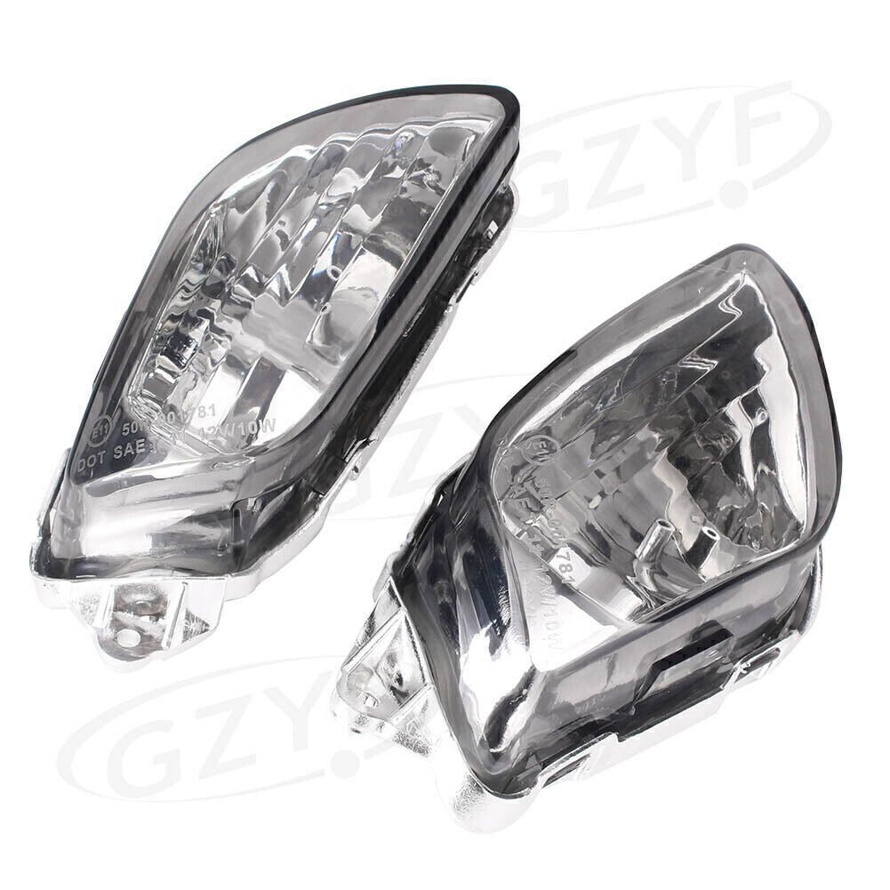 2x Turn Signal Blinker Lamp with Clear Lens Cover for Honda CBR1100XX 1997-06 05