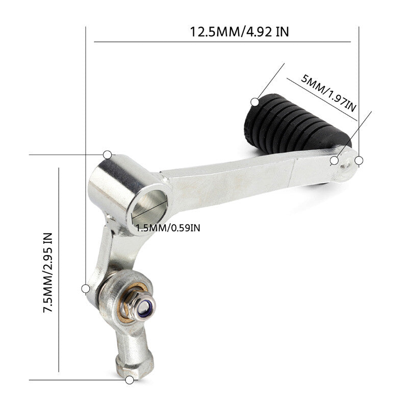 Motorcycle shift lever and gearshift pedal suitable for Yamaha YZF R3 and YZF R25 MT-03- n