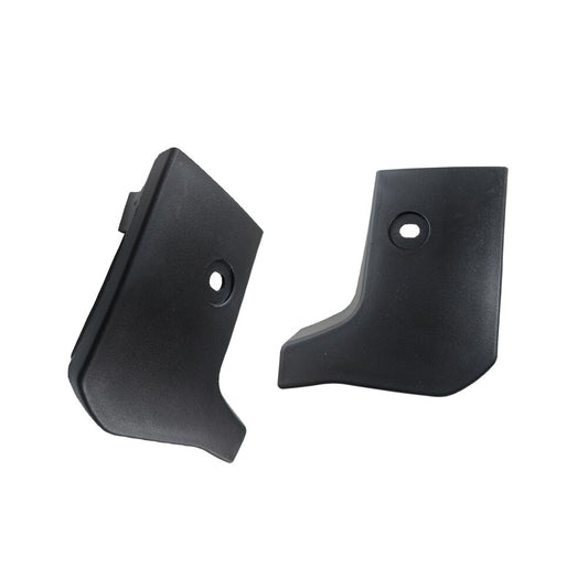 2X Left and Right Side Skirt End Cap Cover Replacement for Fiesta MK7 | Black