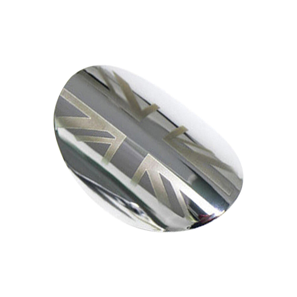 Chrome Union Jack Door Handle Lock Hole Cover Cap Fits 13-19 for Mini Cooper F55 F56