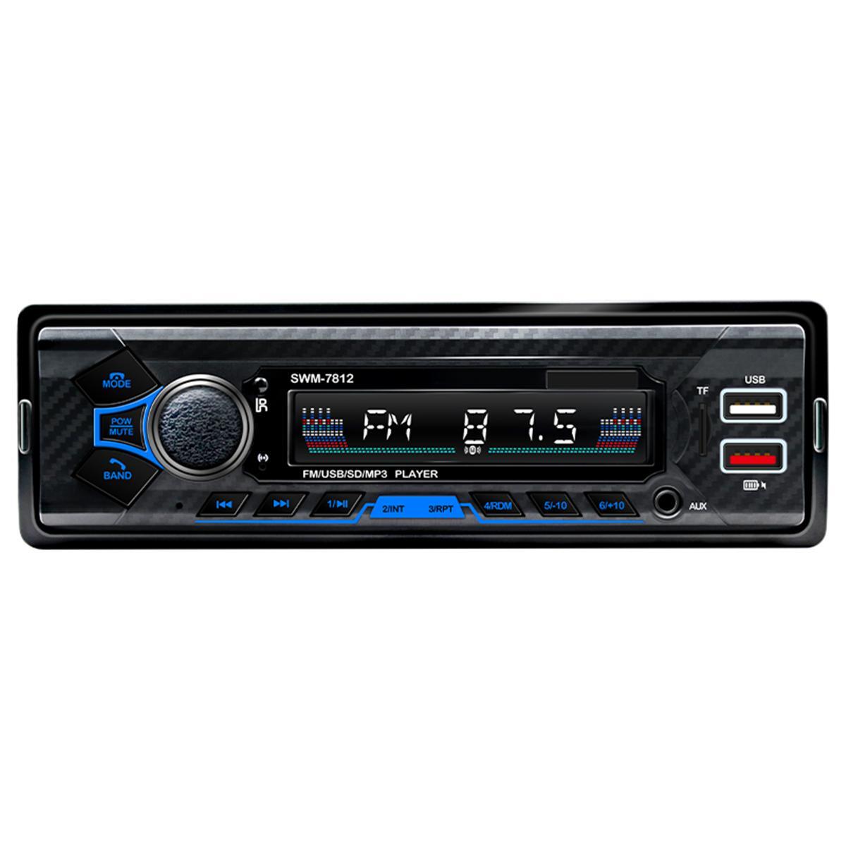 Bluetooth car stereo radio player, AUX-IN, MP3, FM, USB single-din, FM 87.5~108MHz. n