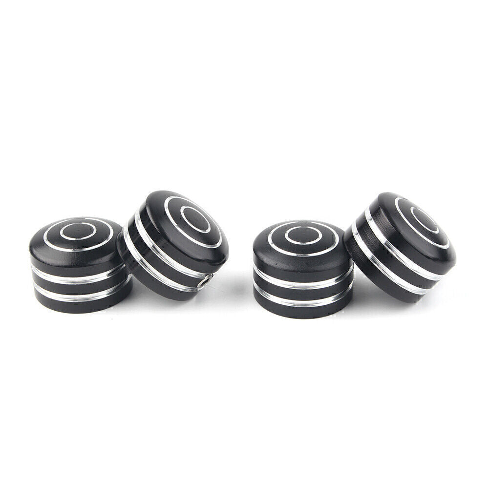 4x Black Head Bolt Covers for Harley Sportster 883 XL 1986-2017 Twin Cam 1999-17 Q