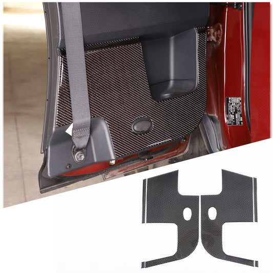 2-Piece Orange Front and Rear Logo Badge Ring Cover for Maverick 2022-2023- v