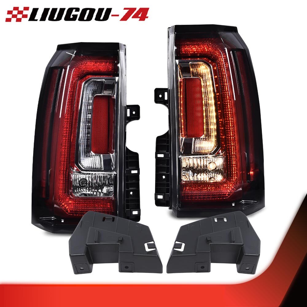 LED Tail Light Brake Light Left and Right Fits 2015 - 2020 for GMC for Yukon / for Yukon XL - v