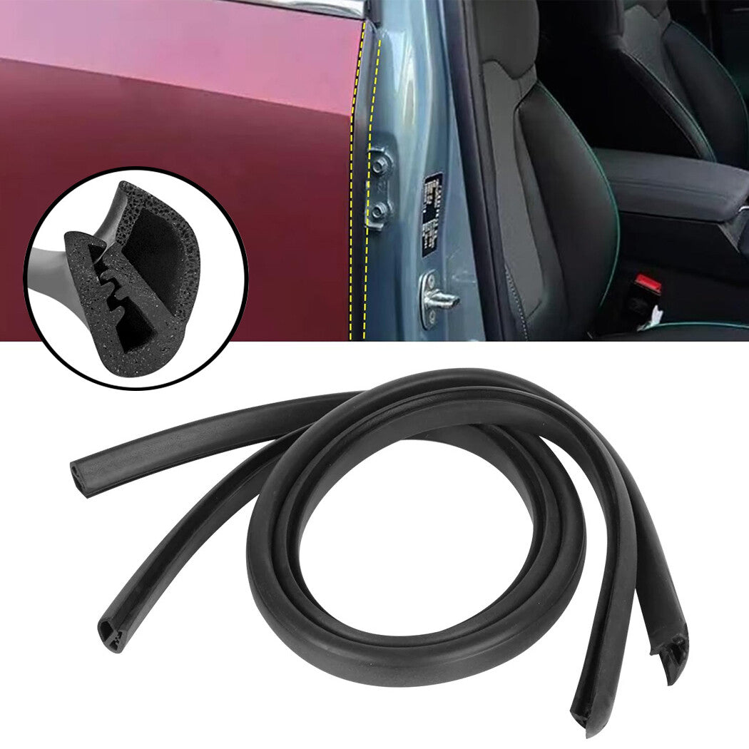 2X for Chevrolet Car Door B Pillar Seal Strip Weatherstrip Edge Moulding Trim