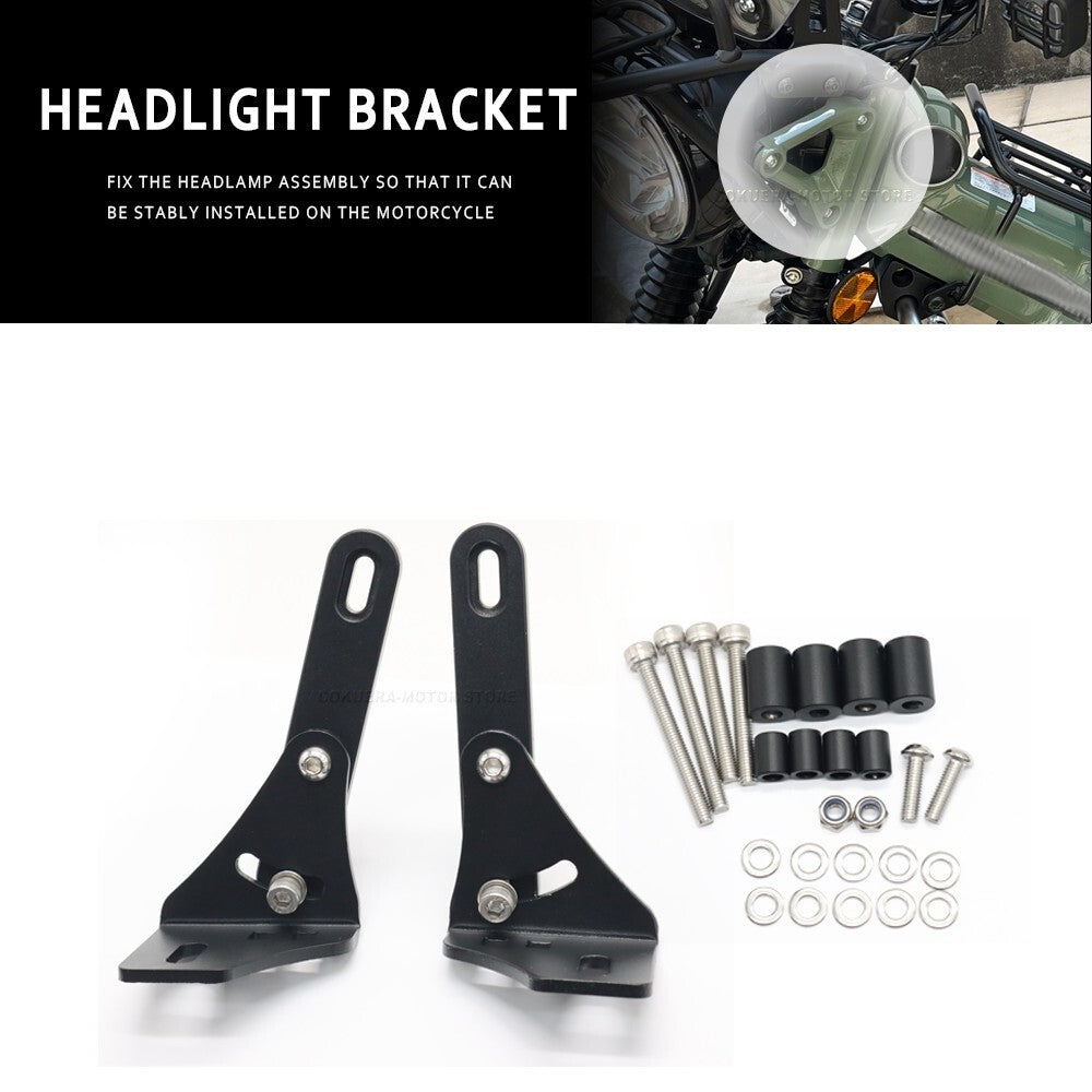 1Pc Motorcycle Adjustable Rod Headlight Fixed Bracket Spot Light Extension Lever