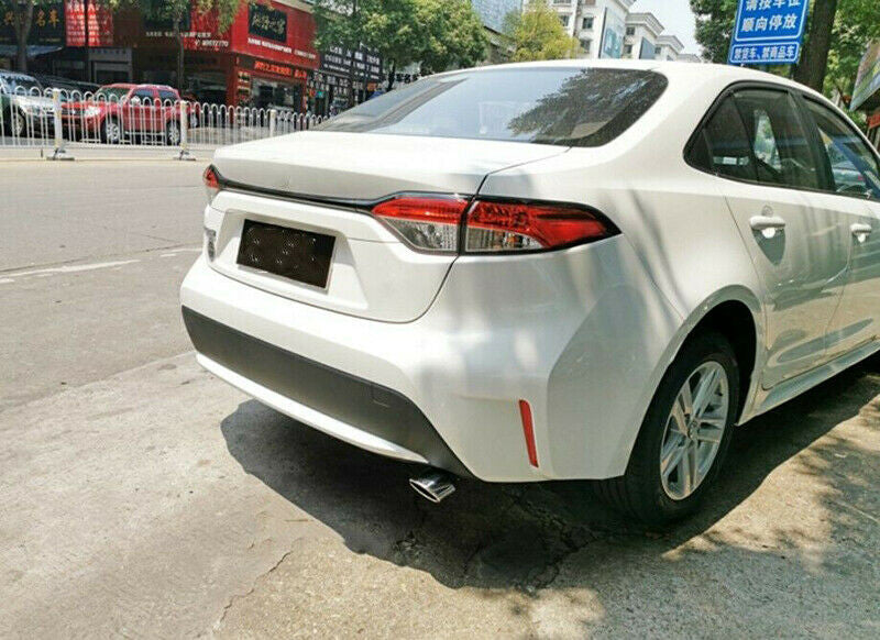 for Toyota for Corolla 20-2024 Silver Exhaust Muffler Tail Pipe Tip Tailpipe Trim 1X