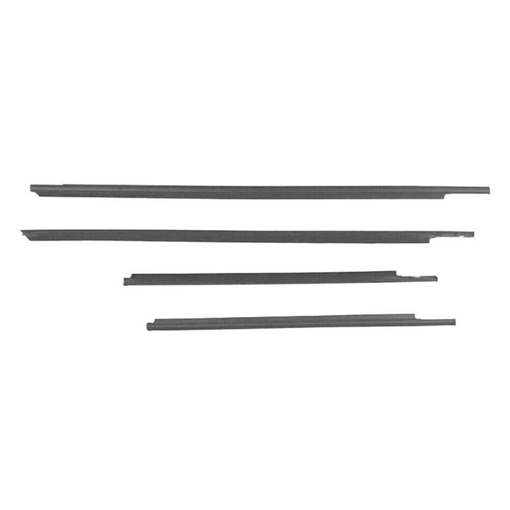 4x Window Weatherstrip Belt Line Sweep Molding for Toyota Yaris Sedan 2007-2016