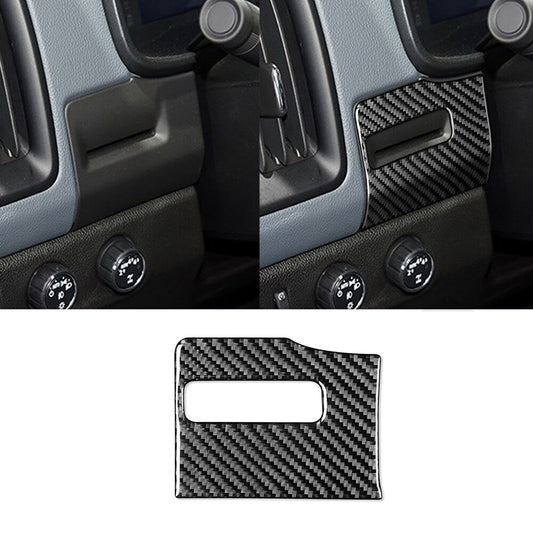Carbon Fiber Headlight Switch Upper Trim for Chevrolet Colorado for GMC for Canyon 2015+