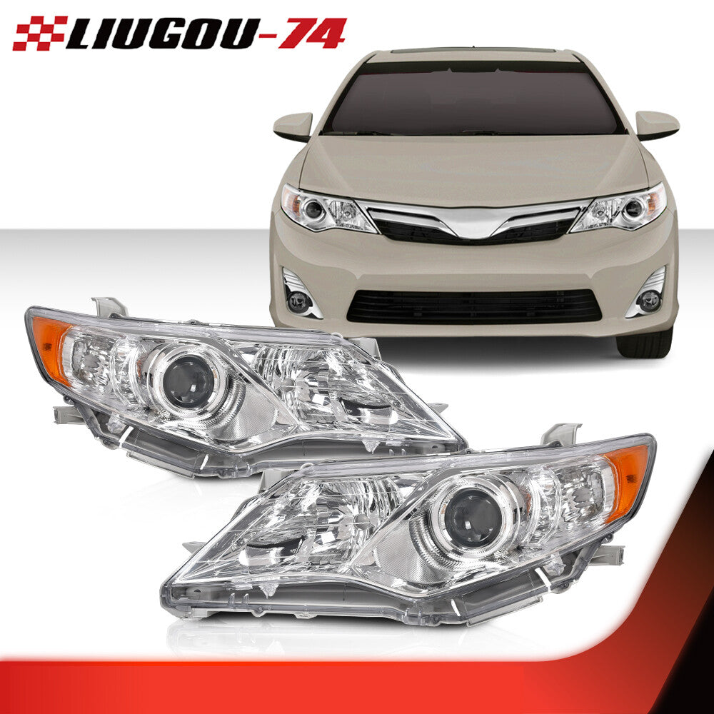 Headlight assembly suitable for 12-14 year old for Toyota for Camry projector headlights LH + one pair for right-hand grip