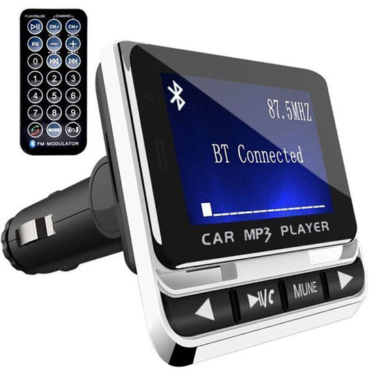 Car Bluetooth FM Transmitter MP3 Player LCD Screen AUX Handsfree