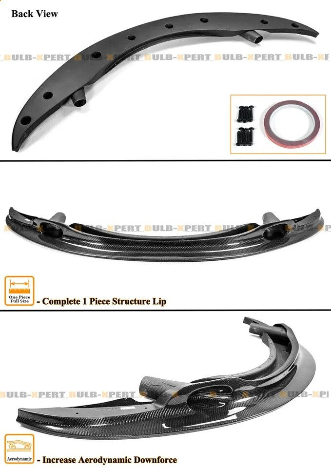GT4 Style Front Bumper Lip Splitter For 2008-13 E92 E93 E90 M3 Carbon Fiber n