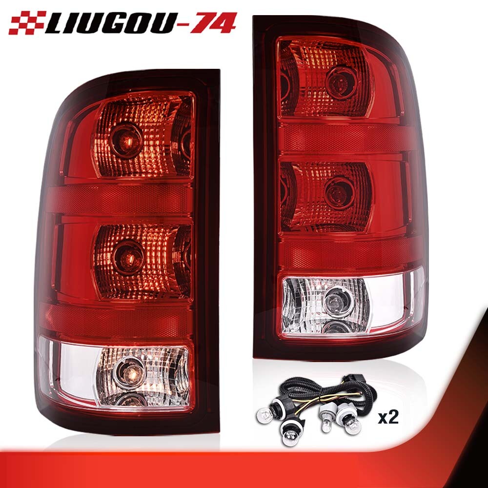 Tail Light L + R Fits 2007 - 2013 for GMC for Sierra 1500 2500 3500HD - v