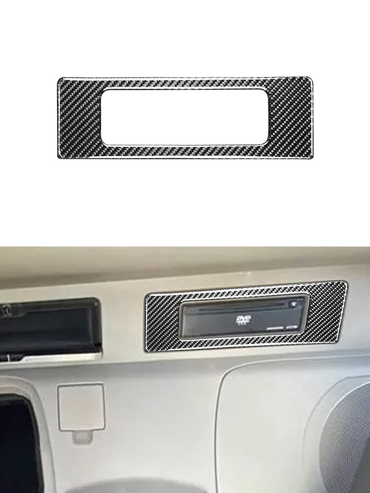 Car DVD Player Frame Panel Trim Cover Carbon Fiber for Nissan 350Z 2006-2009