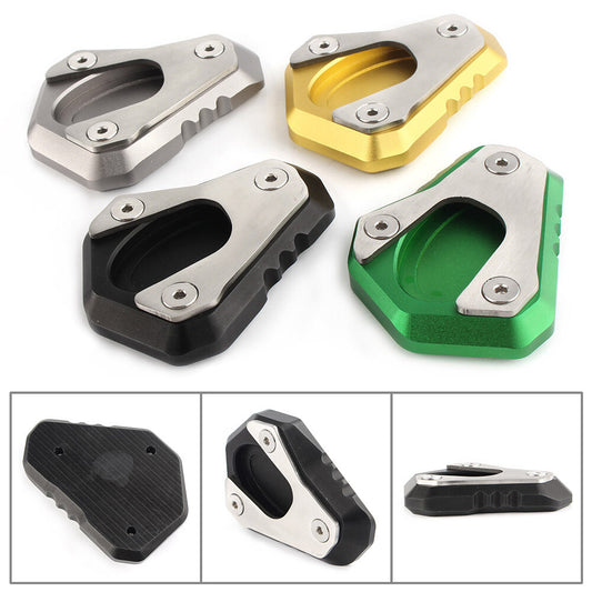 1x Side Kick Stand Extension Plate Pad Fit for Kawasaki Z650 2017-2018 Q