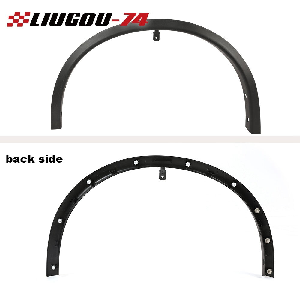 The front mudguard flash set is suitable for 14-20 Rogue with black texture on both sides- v