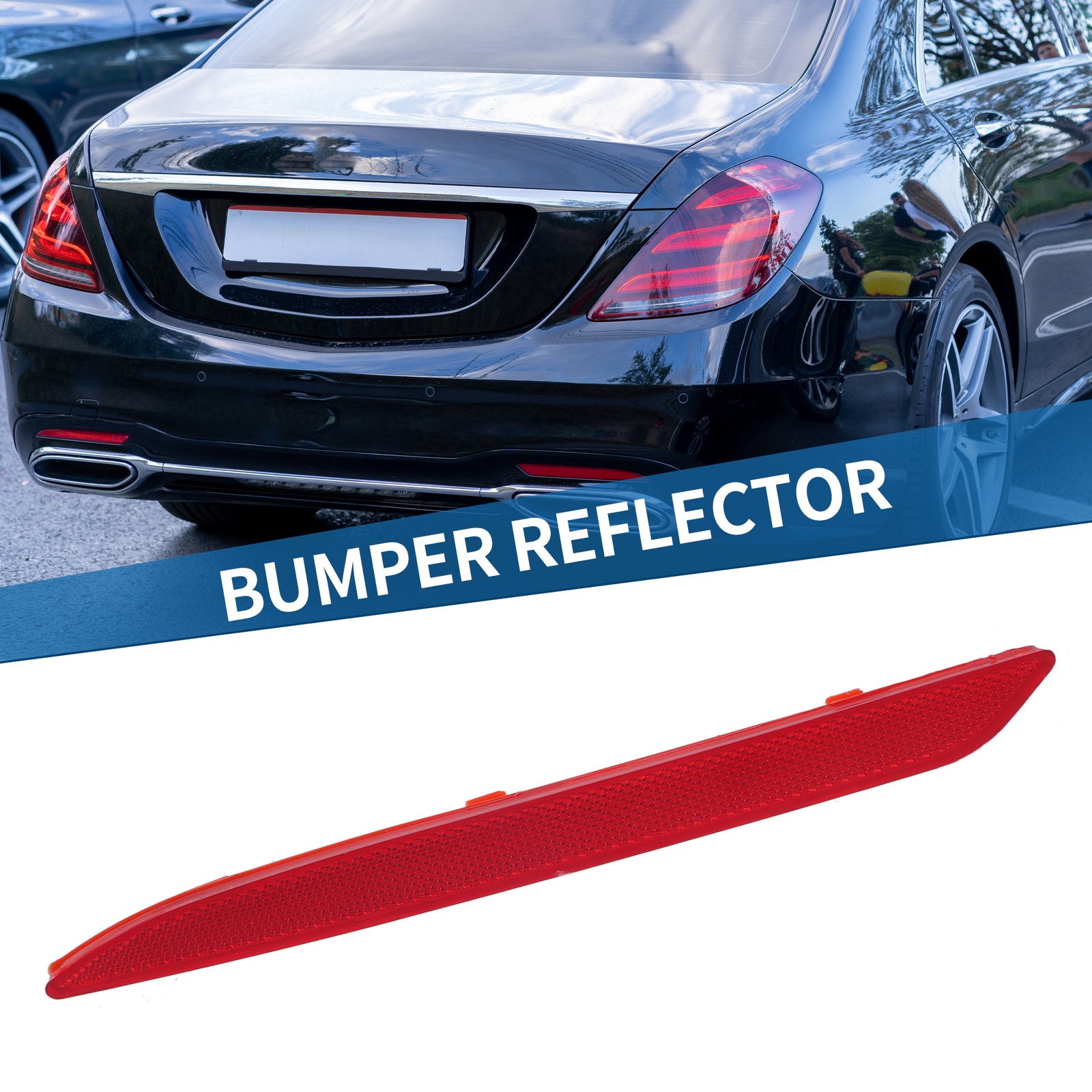 Rear left bumper reflector 2228200774, suitable for GLE350 2016-2018, Red. n