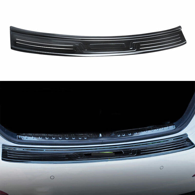 for Hyundai for Elantra 2017-2020 Black Rear Bumper Trunk Sill Guard Accessories