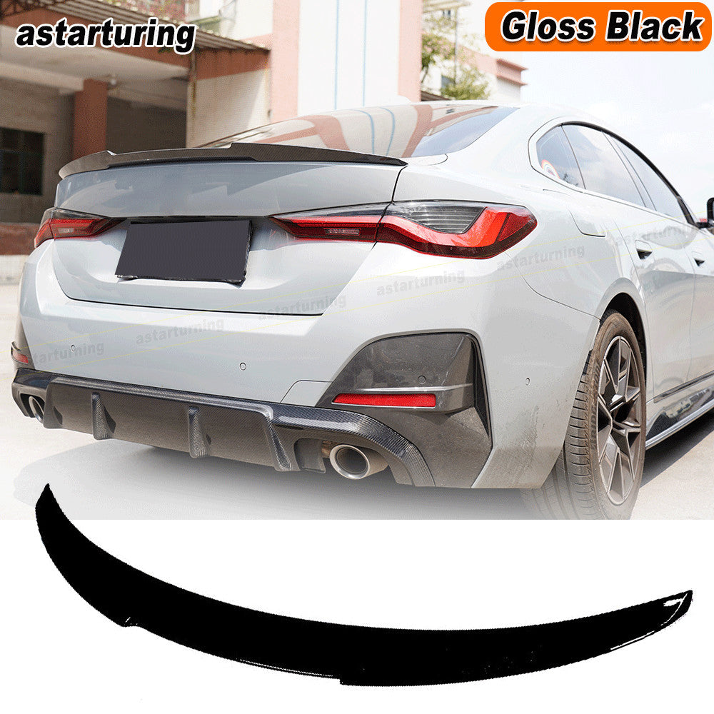 Fit for BMW I4 G26 430i 440i 2021-2023 Gloss Black Rear Trunk Spoiler Wing Lid