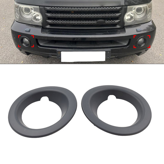 1 Pair Fog Light Lamp Bezel Covers Fit for Land Rover for Range Rover Sport 2005-2009