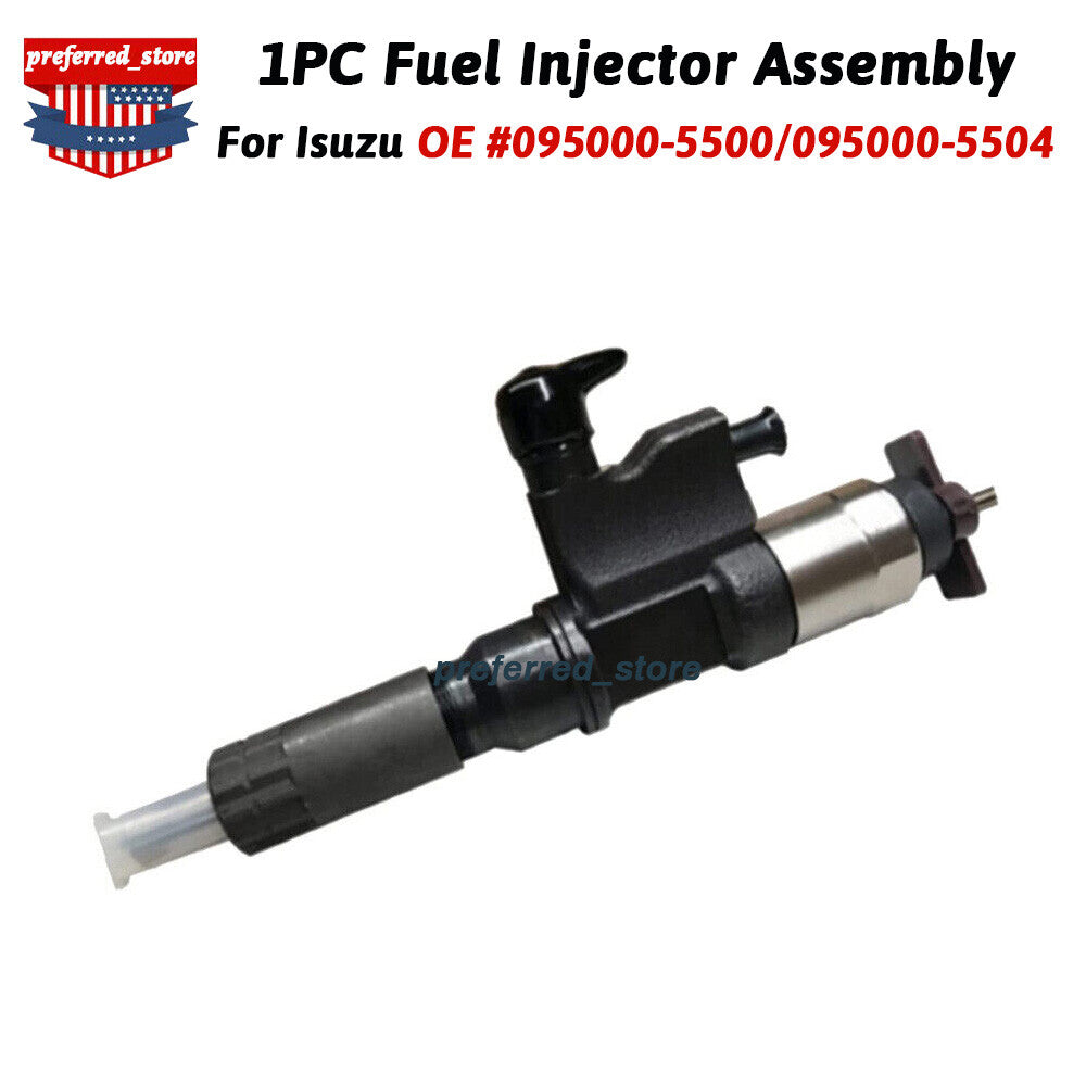Common rail injector 095000-5504 is suitable for Isuzu 4HL1 and 6HL1 diesel engines. v