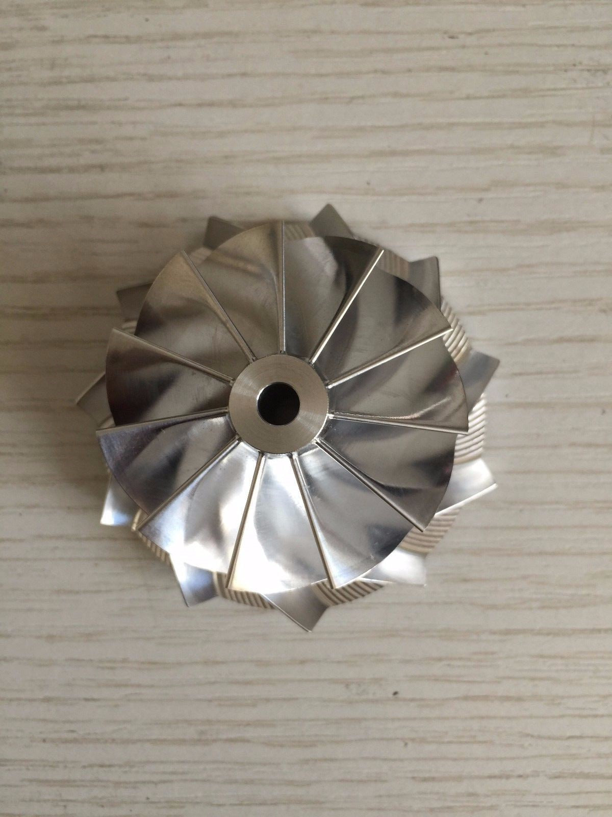 TD04HL 19T 46.02/58.00 mm 11+0 Blade Performance Turbine Billet Compressor Wheel