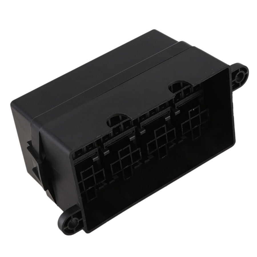 12 Way Blade Fuse Holder Box 4Pcs 4Pin Relays Black Fit For Truck Trailer Boat