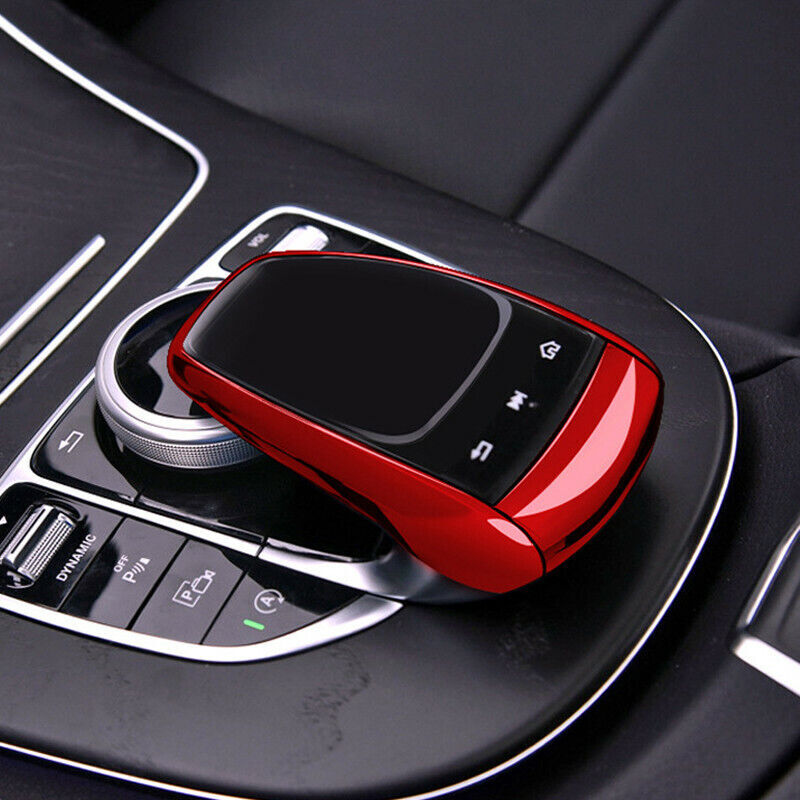 Red central control mouse protective cover suitable for CE 15-18 GLC 16-19 GLS-Class. n