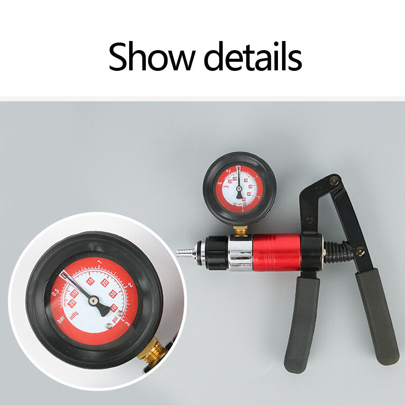 Handheld vacuum pressure pump tester tool brake bleeding device kit adapter with box - n