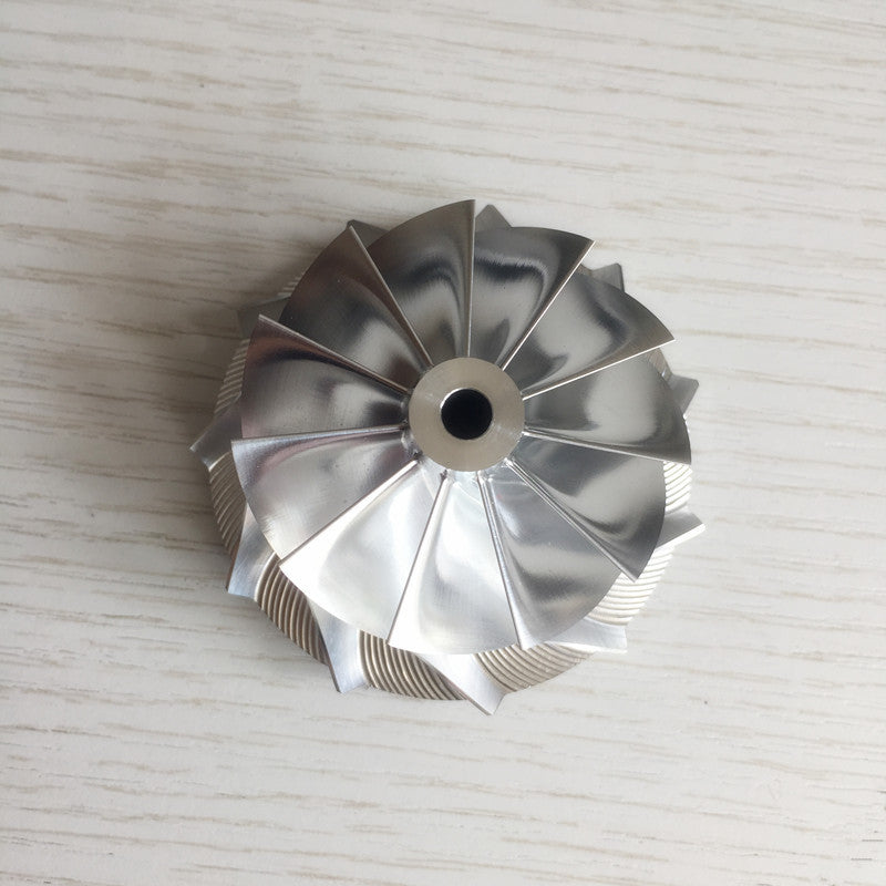 GT15-25 47.50/60.01 mm 11+0 Blade Performance Turbine Billet Compressor Wheel