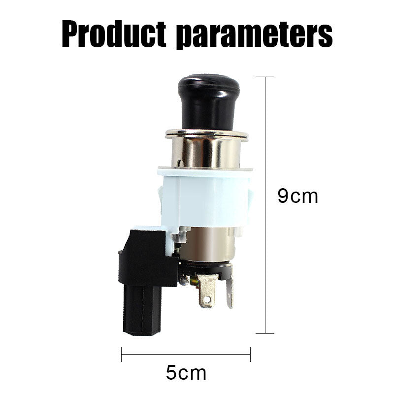 Car Cigarette Lighter Assembly Socket Element Bezel for Toyota for Corolla 4Runner