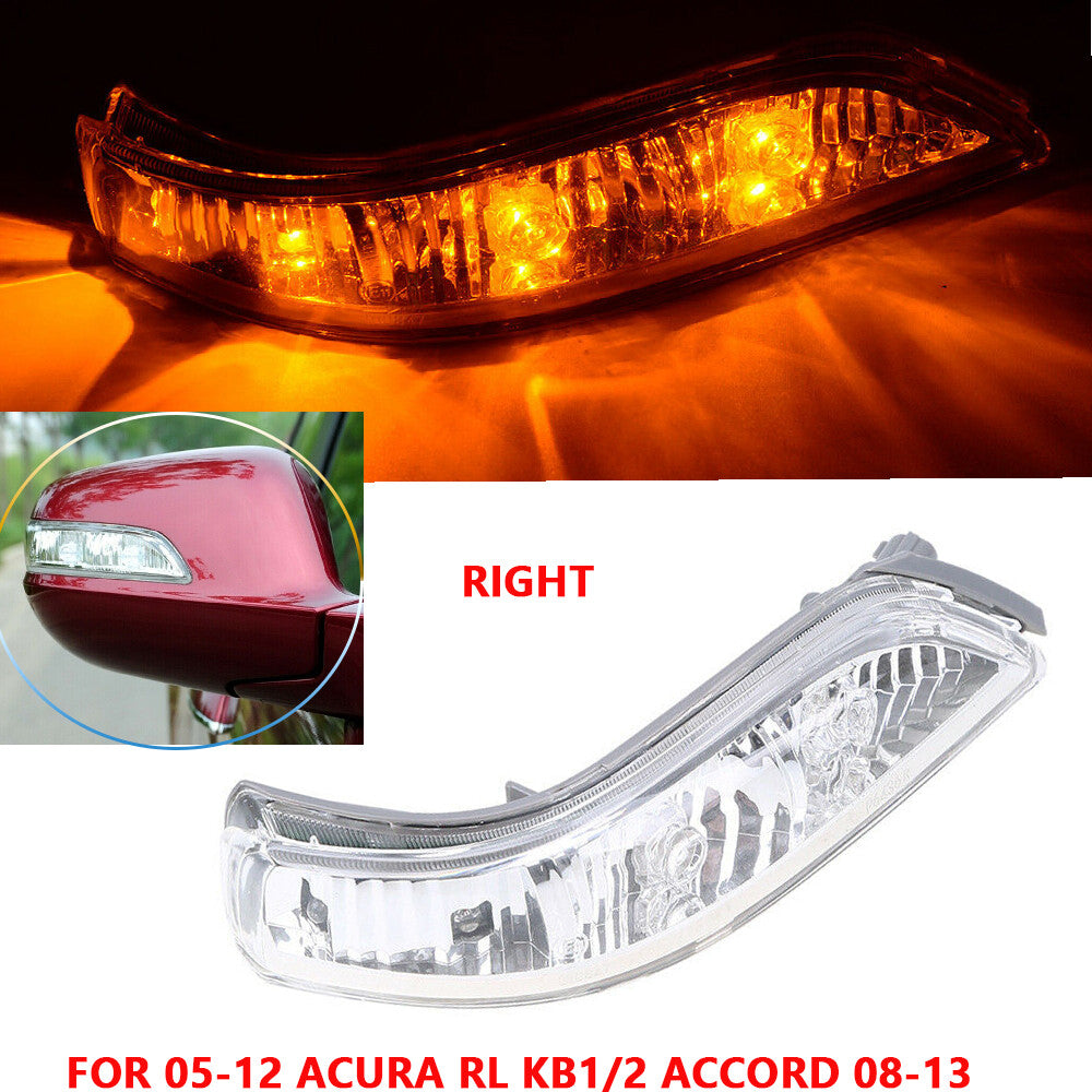 Mirrored turn signal LED lights applicable to for Acura RL KB1/2 Accord 2008-2013 (Right) - 05-12