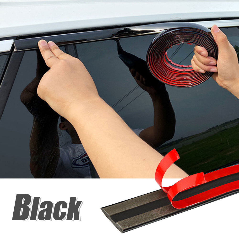 Car Side Door Black Strip Bumper Protector Trim Tape Sticker Accessories