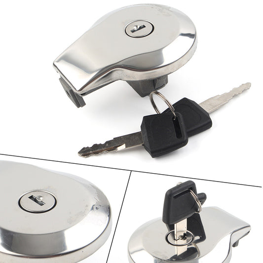 Fuel Gas Tank Cap Cover Lock Key Fit for Yamaha SR125 SR185 SR250 Virago XV125 97-00 Q