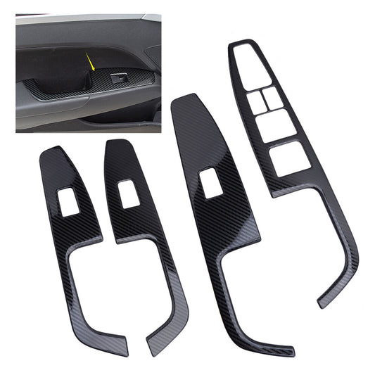 Front Door Armrest Window Switch Cover Trim Fit for Hyundai for Elantra 17-20